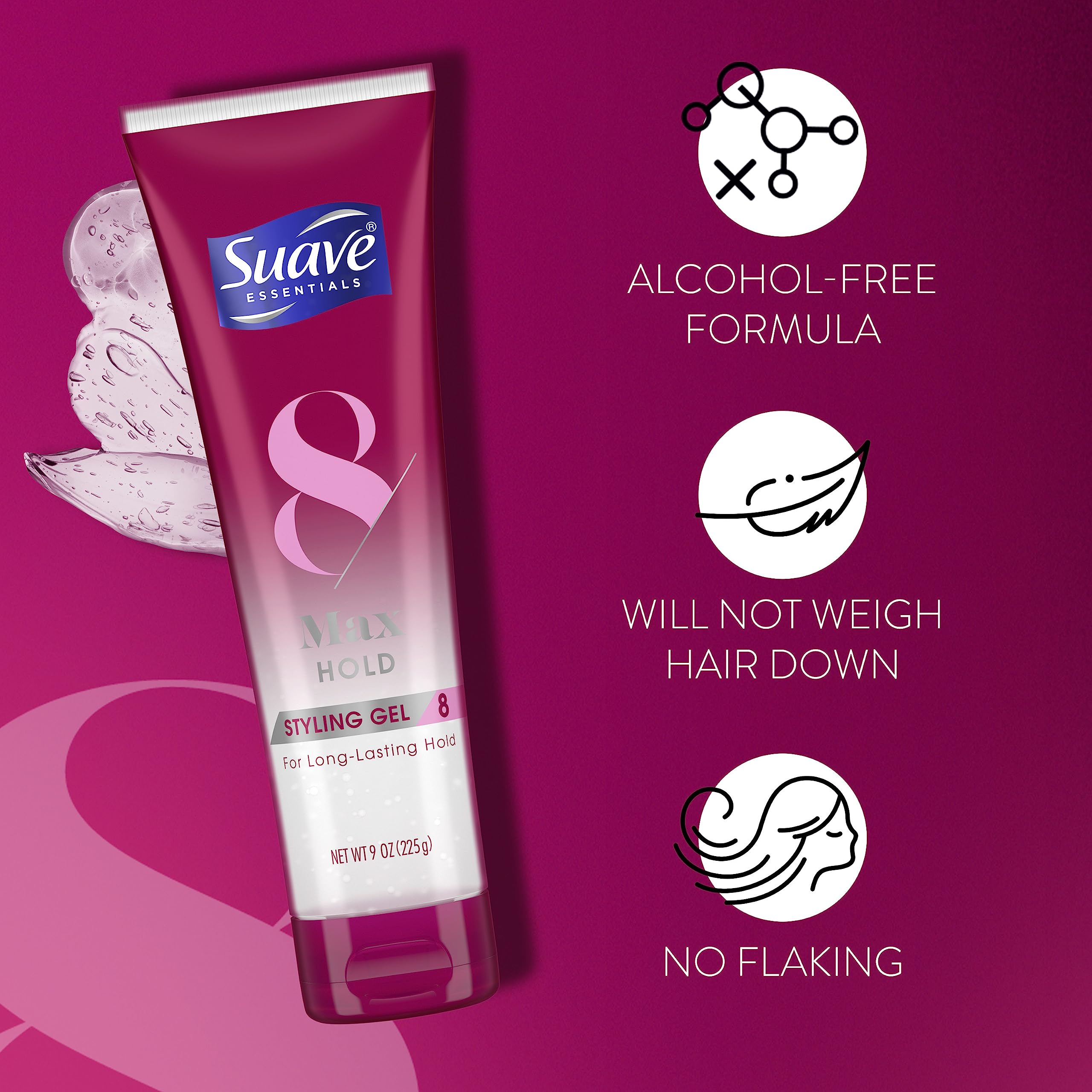 suave+ used to define curls showing improved curl definition