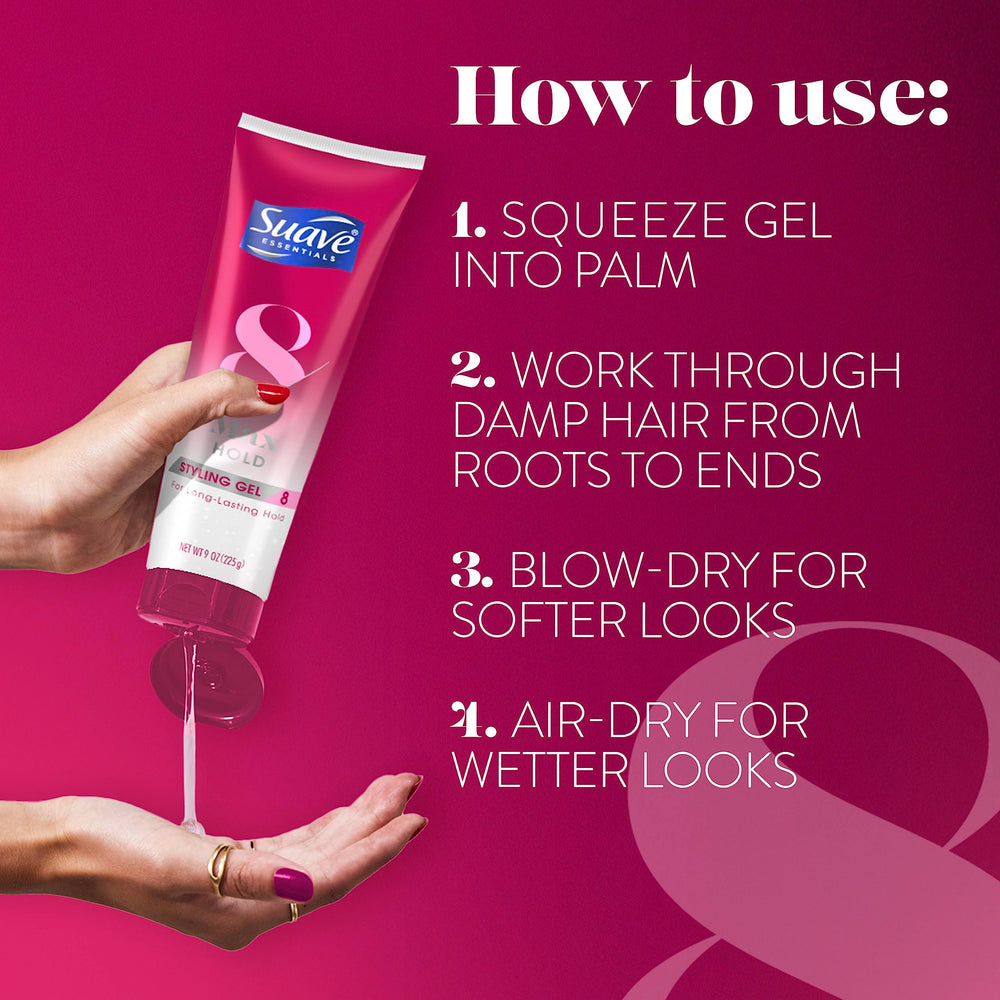 suave+ smoothing edges for sleek hairline control