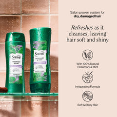 suave+ back label with ingredients and clear product information benefit