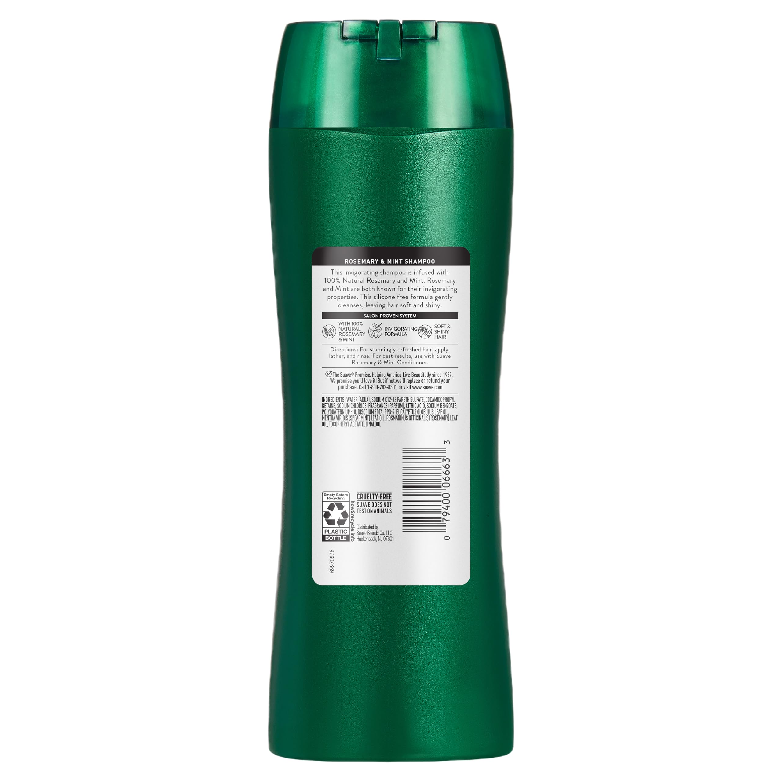 suave+ shampoo paired with conditioner to show complete hydration benefit
