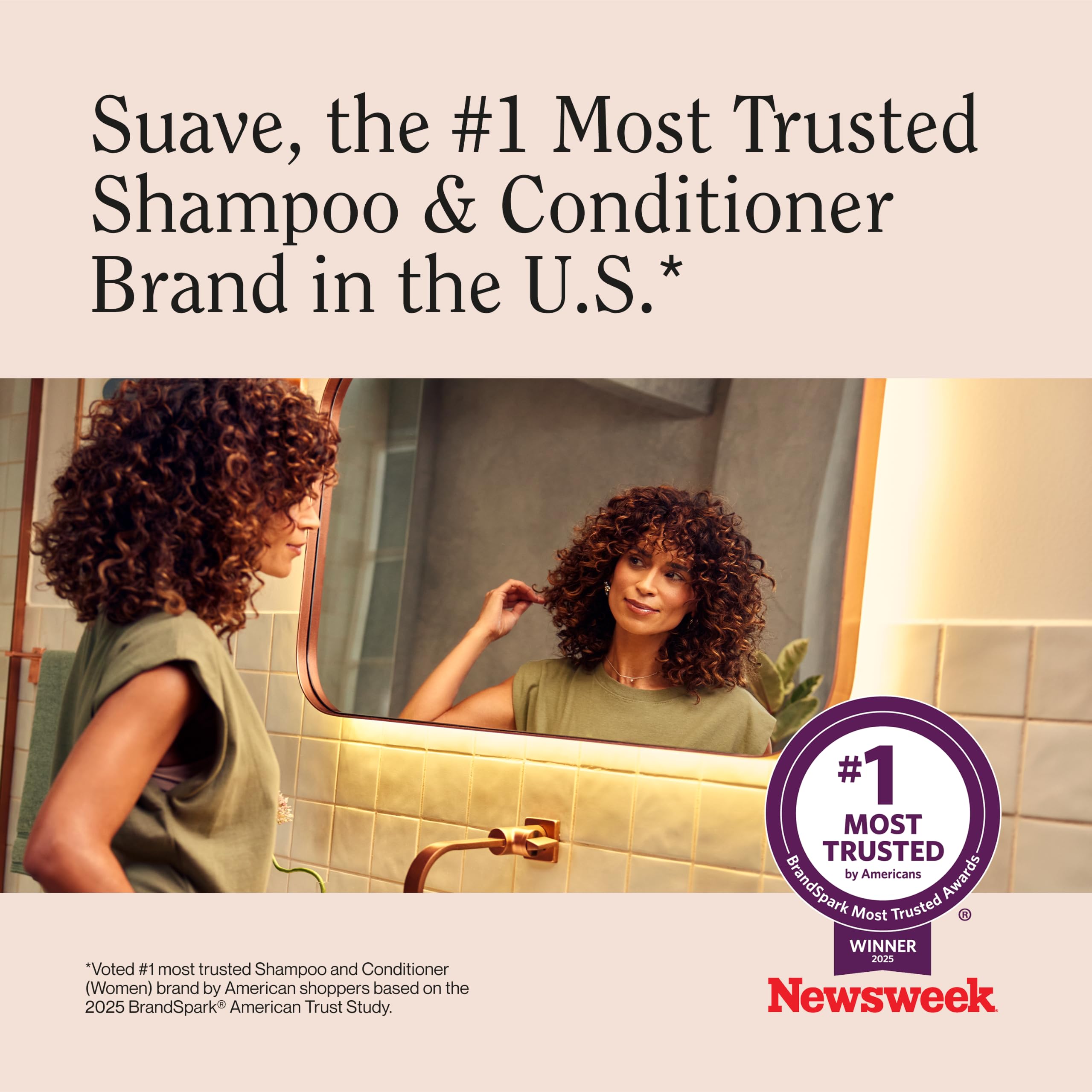suave+ six-pack on shelf illustrating multi-bottle value and convenience benefit