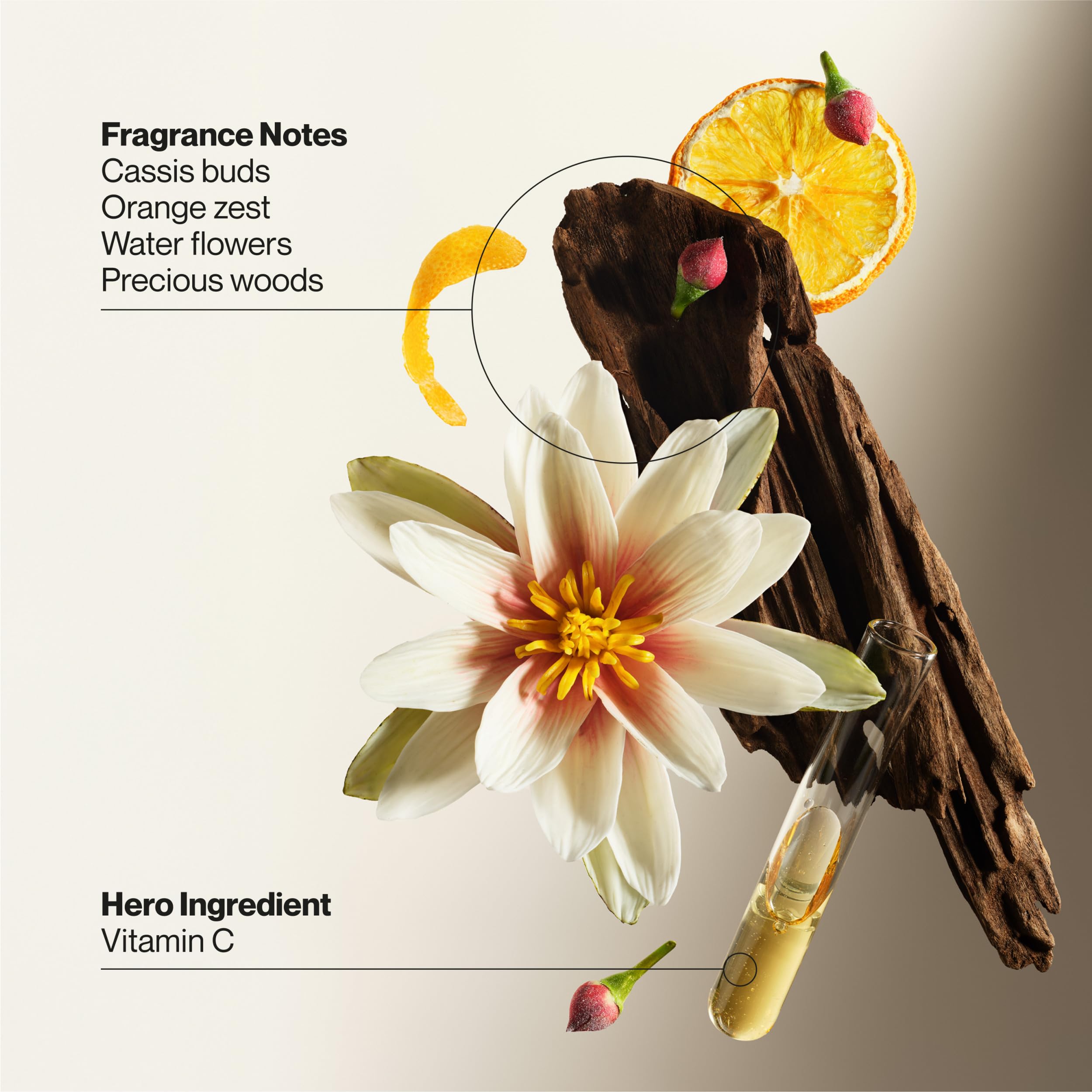 Cream texture swipe showing Suave lotion’s fast-absorbing, non-greasy feel