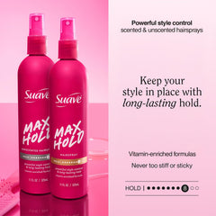 Suave fine mist texture in air demonstrating even coverage benefit