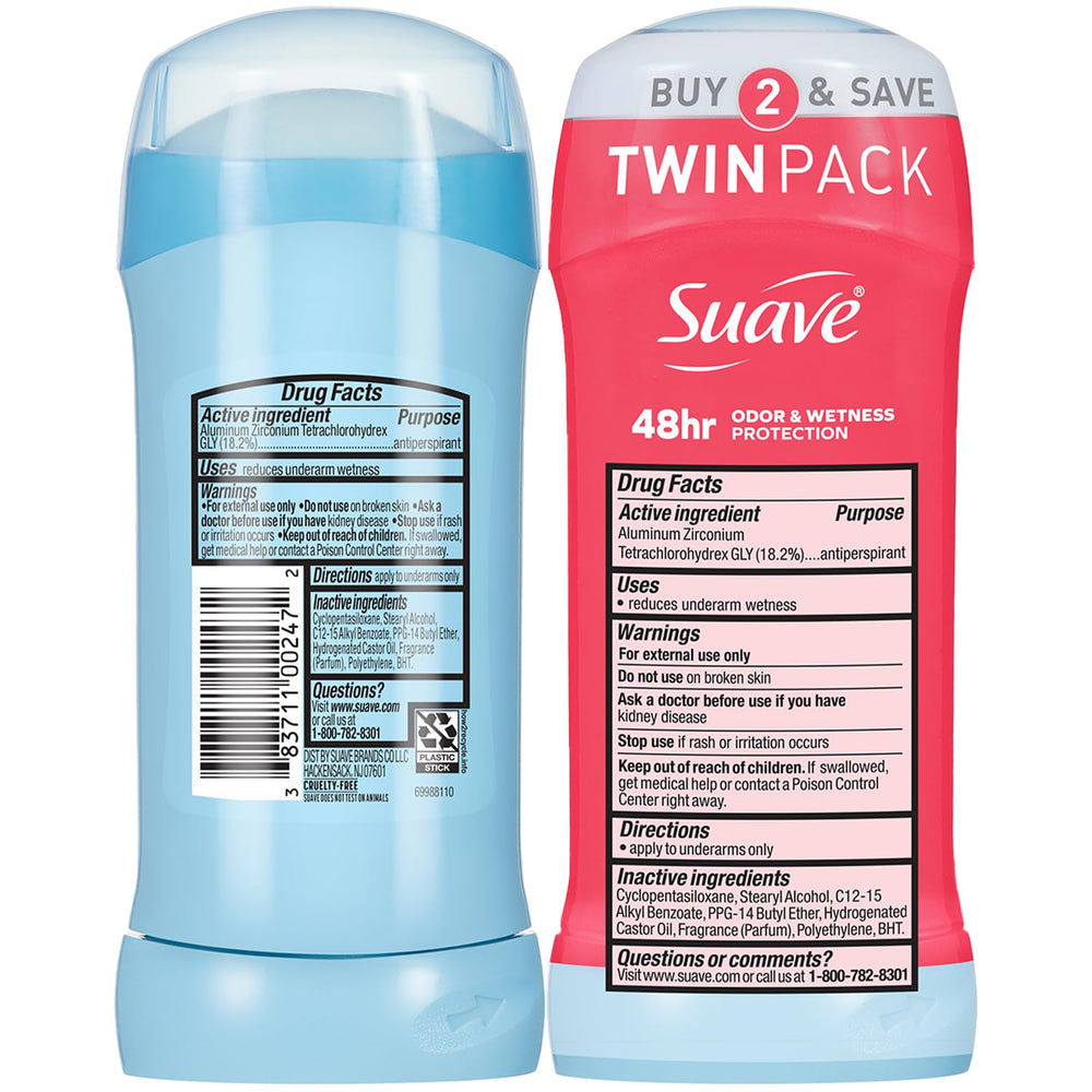 Model applying Suave underarm demonstrating easy application and confidence-boosting odor control