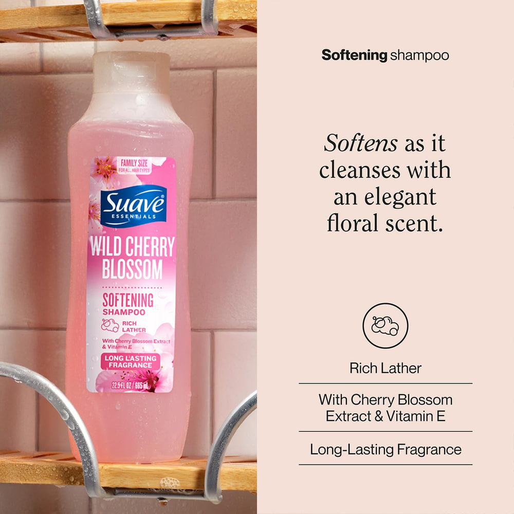 Suave+ back label close-up showing ingredient and usage details for shopper confidence