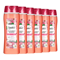suave+ front packaging shows bottle and floral scent benefiting everyday use