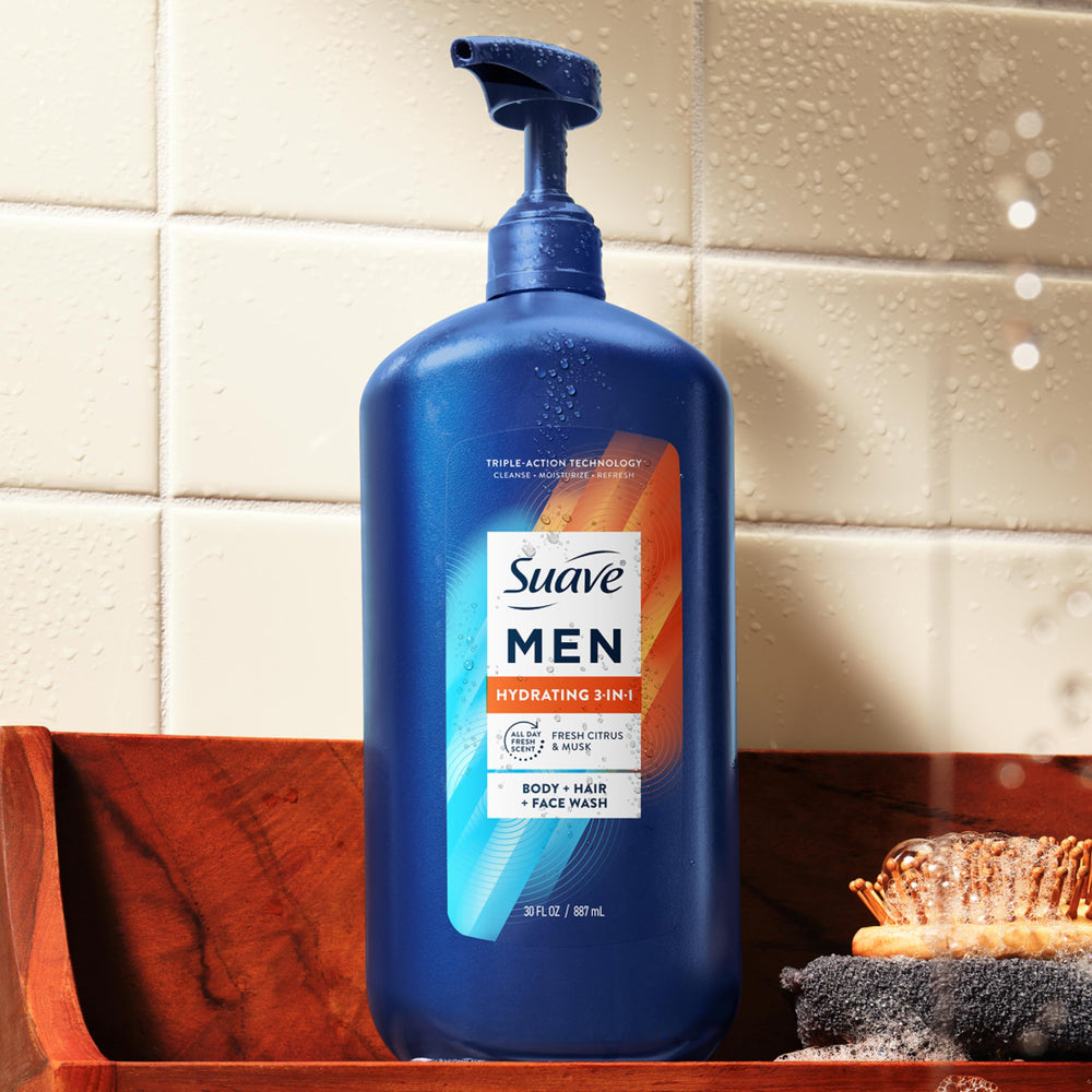 suave+ citrus and musk scent concept with fresh fragrance energy