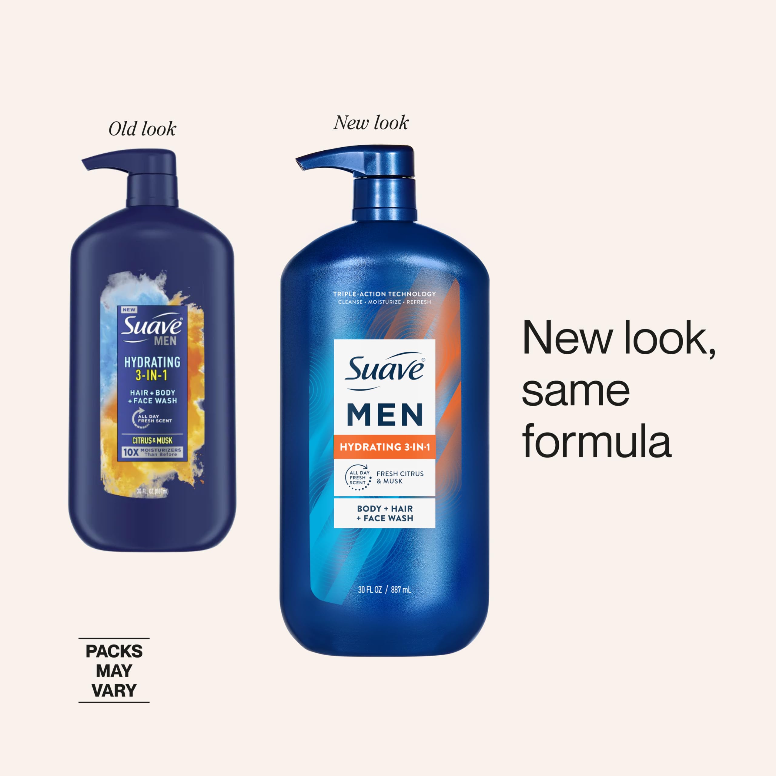 suave+ lathered foam texture demonstrating gentle hydration