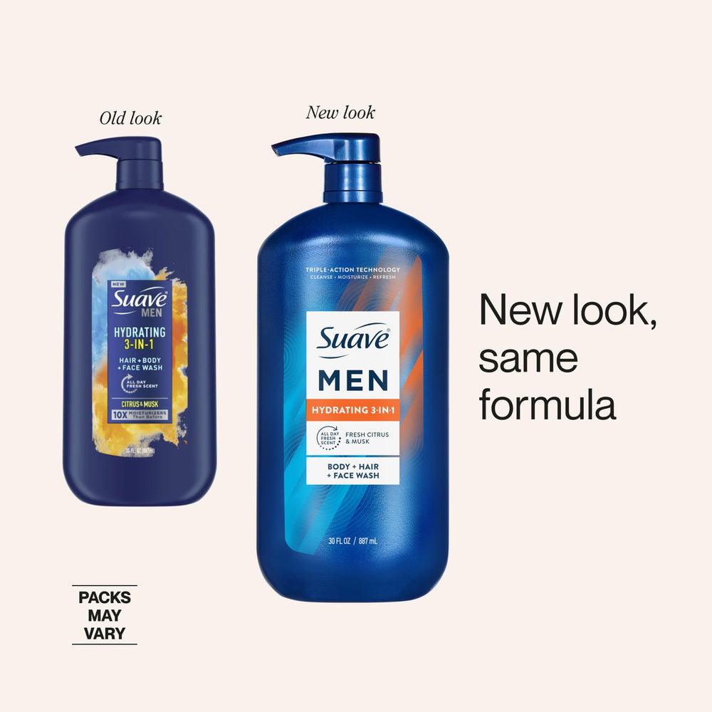 suave+ lathered foam texture demonstrating gentle hydration