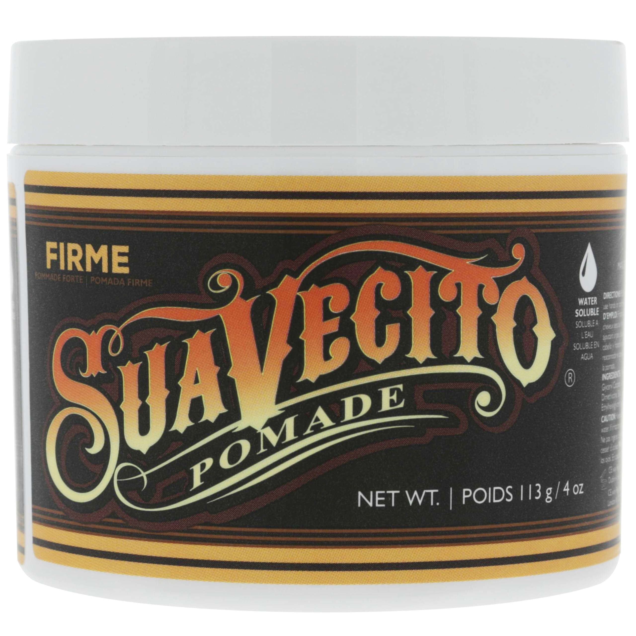 Suavecito Pomade Firme three jars displayed together demonstrating value pack size