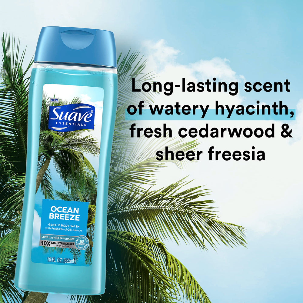 suave+ creamy lather close-up illustrating rich moisturizing foam