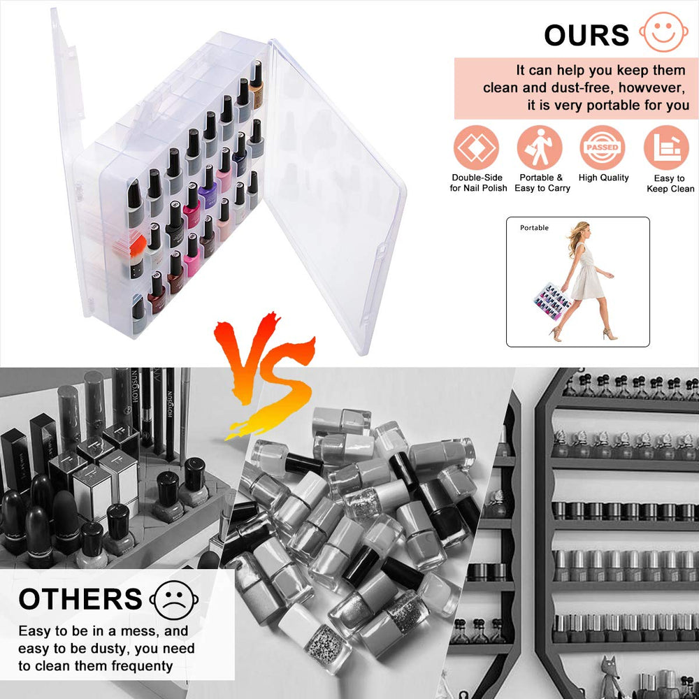 SUBAY open double-side access with bottles visible for fast color picking