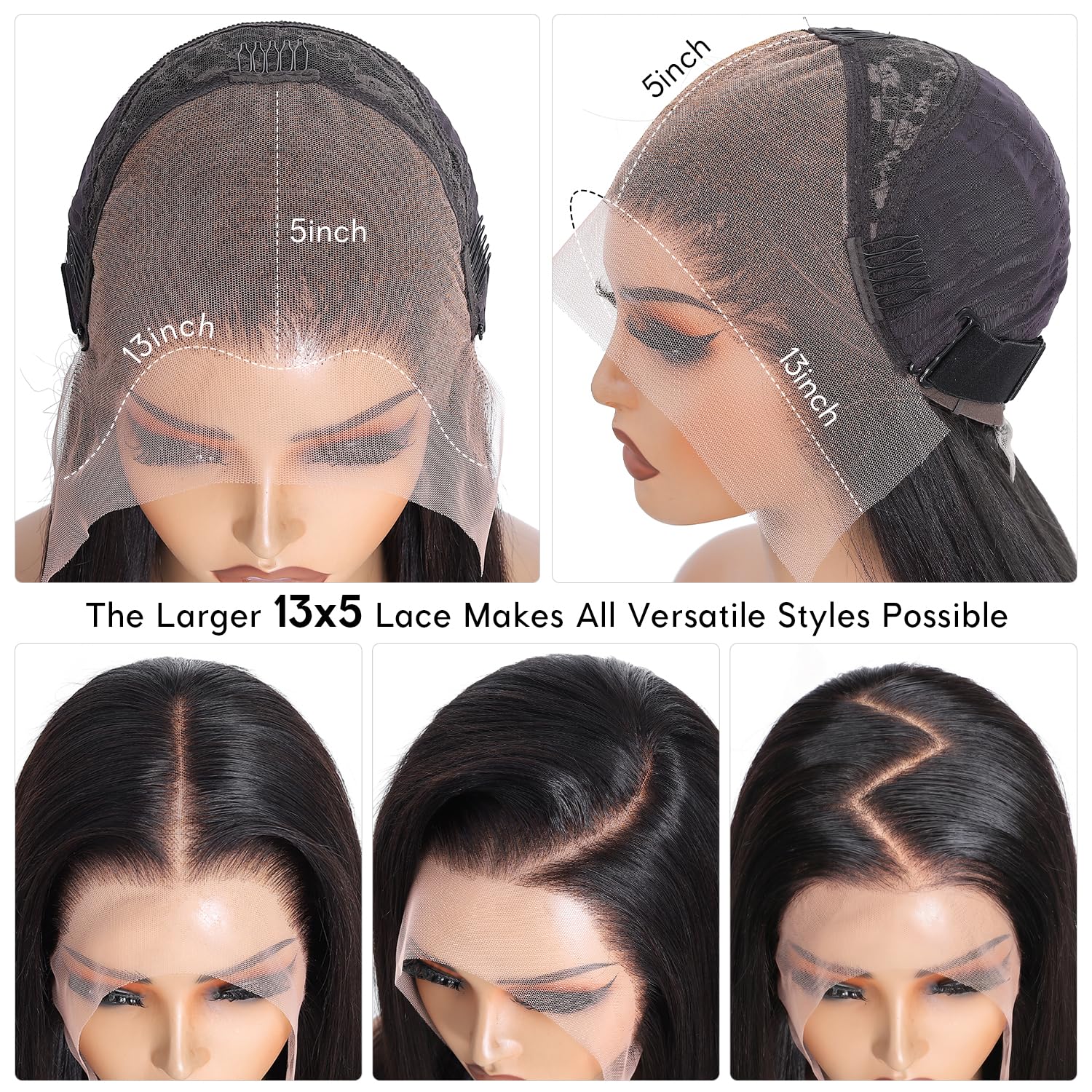 Subella pre-plucked hairline with baby hairs for natural-looking edges benefit