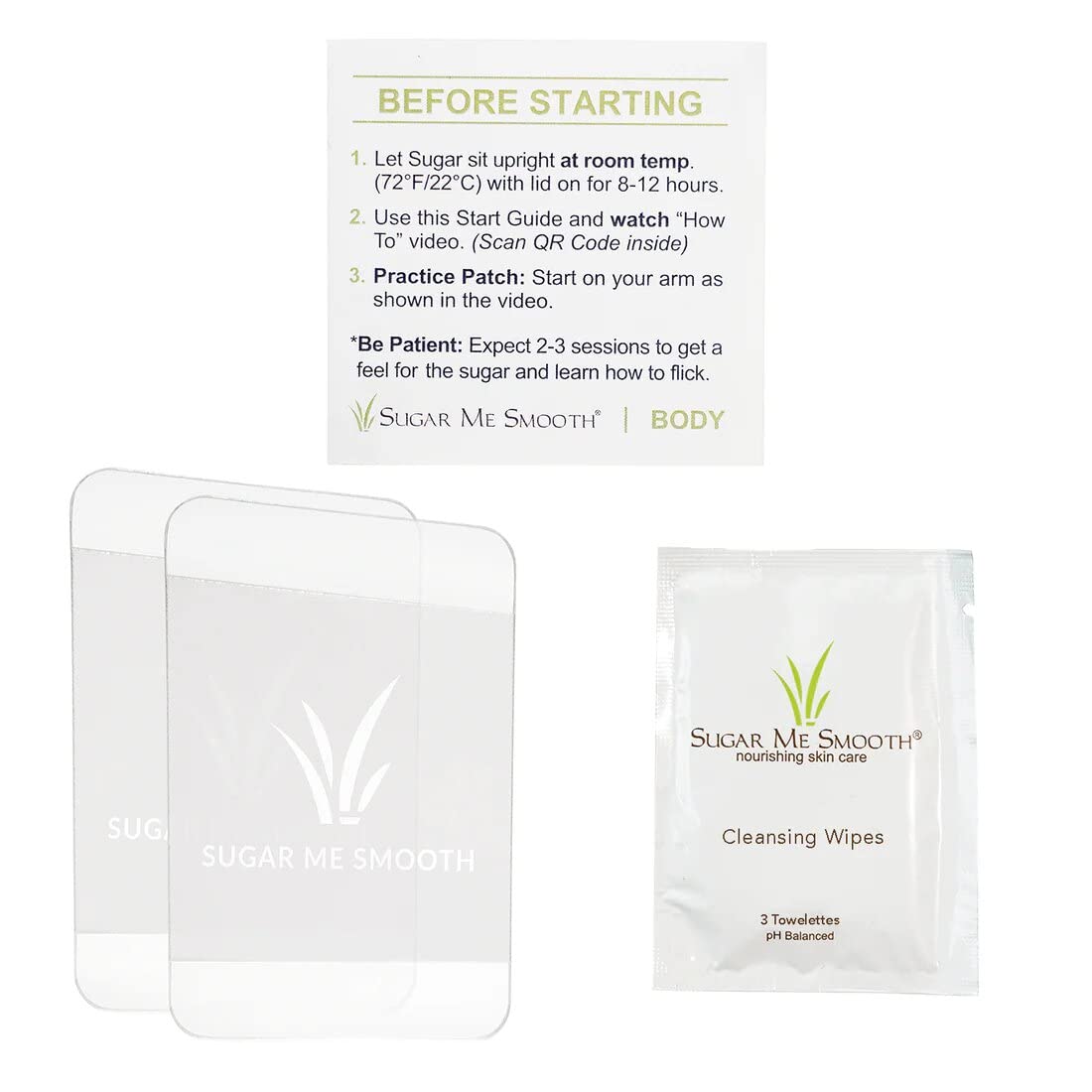 Rinsing Sugar Me Smooth residue under water illustrating easy, water-soluble cleanup