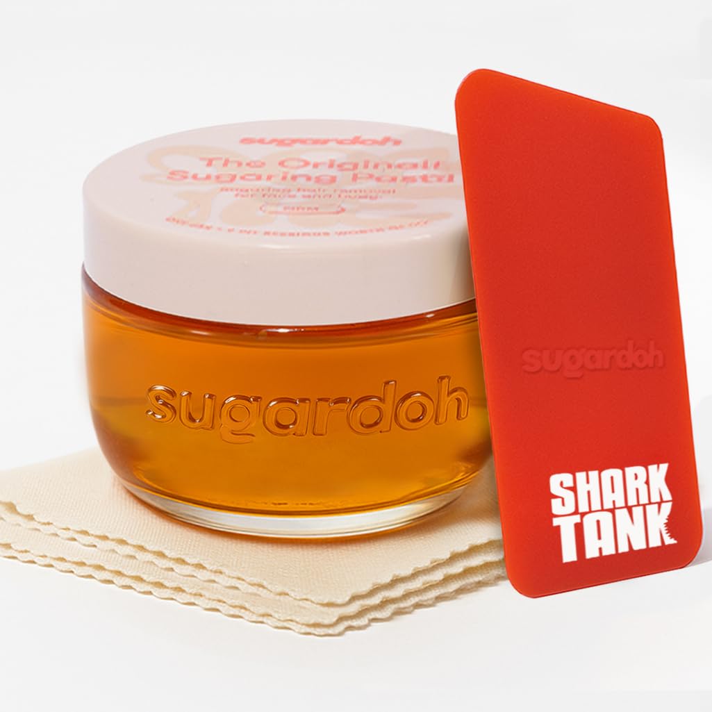 SUGARDOH mini jar front view showing label and compact size for travel-friendly use