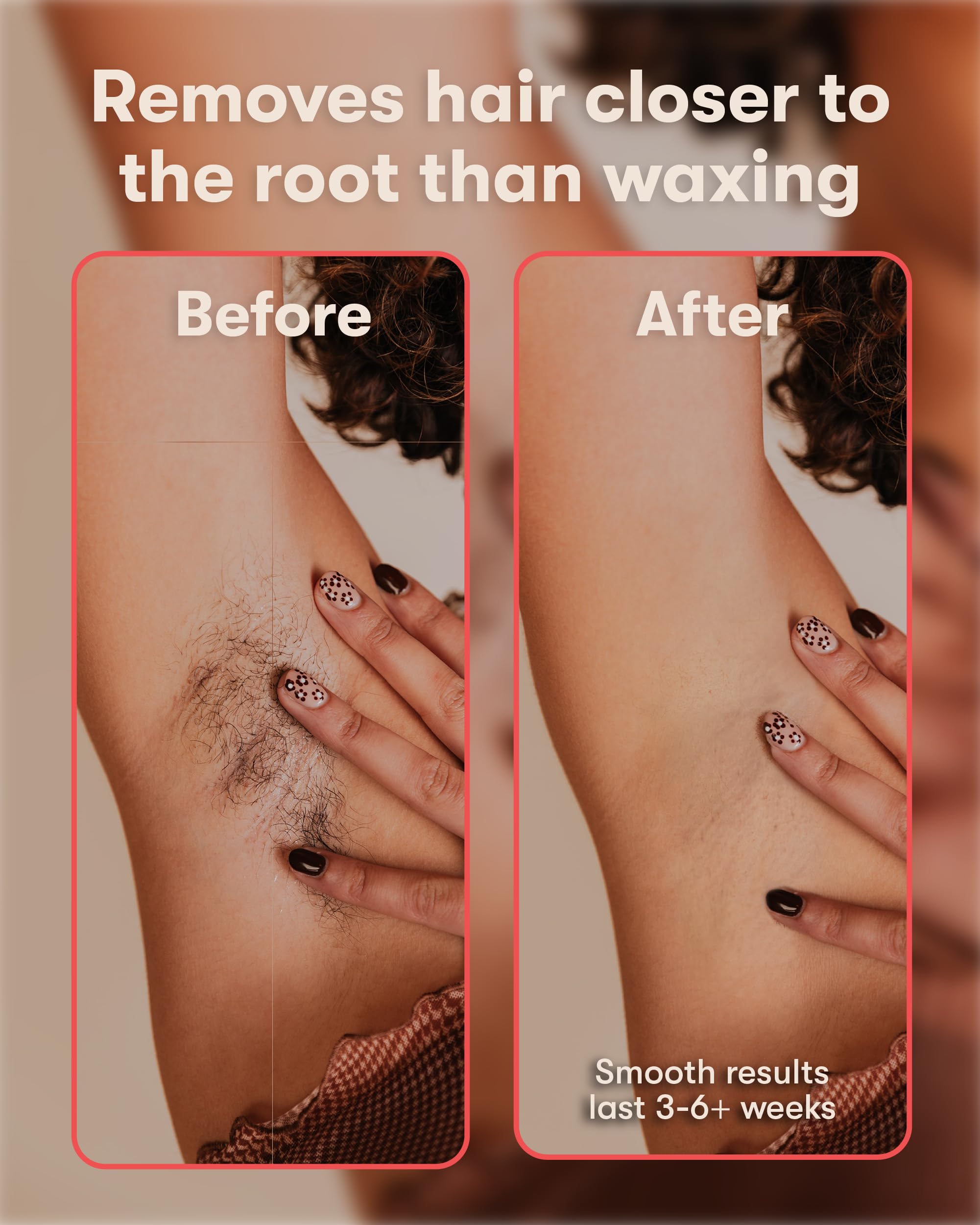SUGARDOH rinsing paste off skin under water showing easy washable cleanup