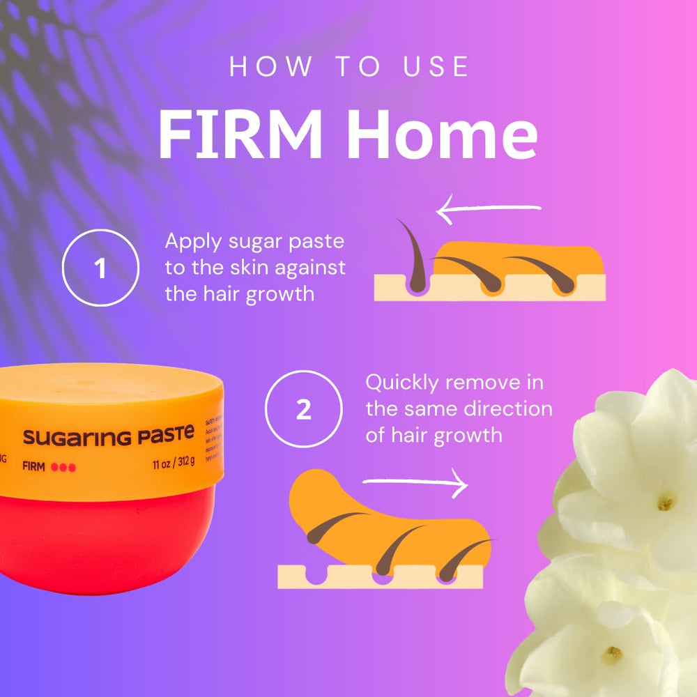 Sugaring Labs paste in hand demonstrating scoop and application benefit
