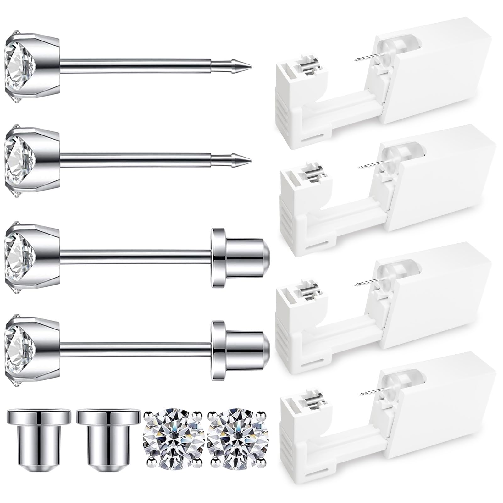 SugarTang front packaging showing sealed single-use piercing units and branding benefit sterile convenience