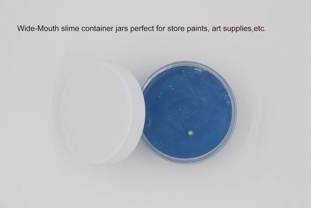 suituts jar filled with colorful slime demonstrating visibility