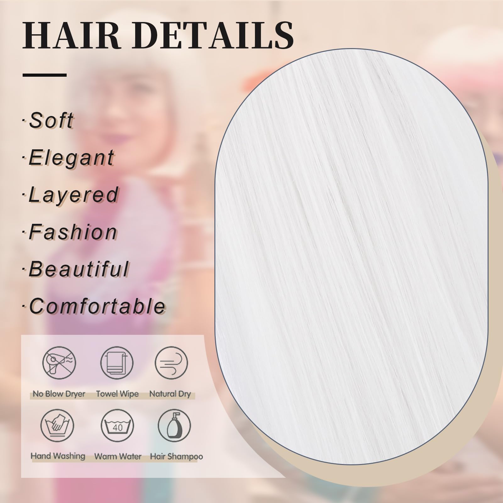 SUKRI close-up of synthetic fibers showing soft texture and low-shed finish