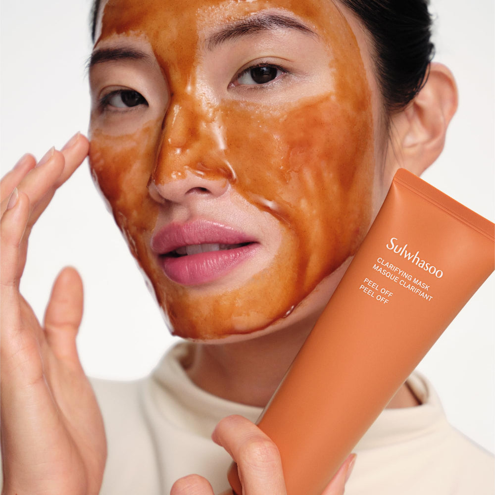 Sulwhasoo application on cheek showing even layer and easy at-home use benefit