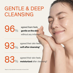 Sulwhasoo rich foam close-up demonstrating soft lather benefit