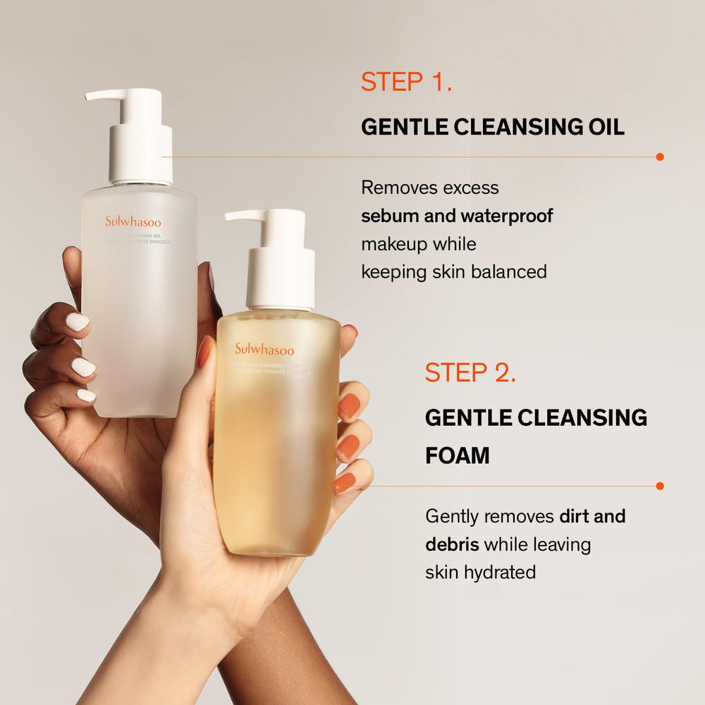 Sulwhasoo cleanser on bathroom counter illustrating daily routine benefit