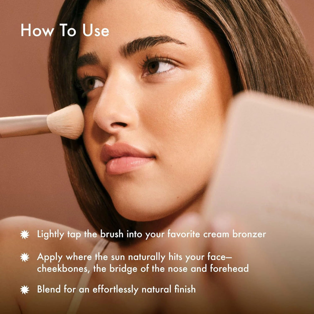 Summer Fridays in travel bag highlighting portable, on-the-go touch-ups