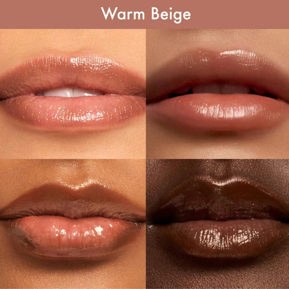 Summer Fridays lips before and after displaying visible softness and warm beige tint
