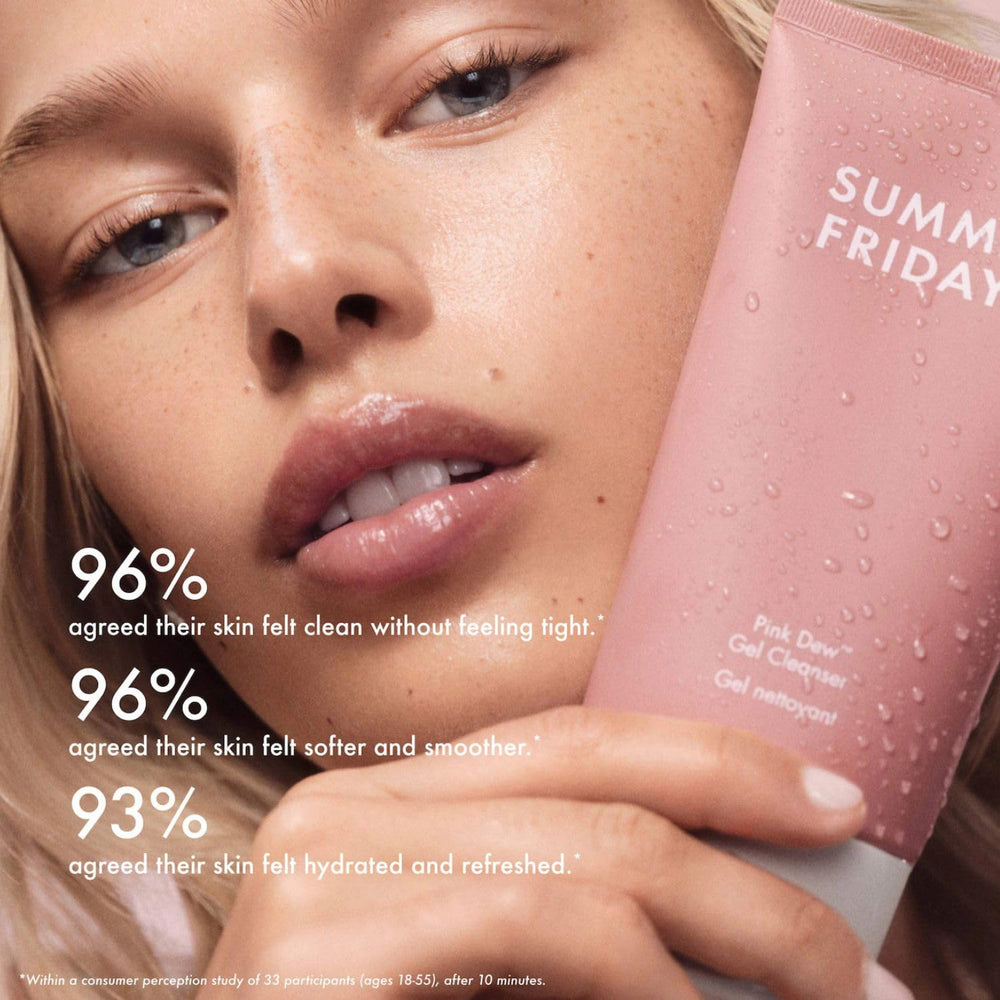 Summer Fridays close-up gel texture highlighting smooth consistency and hydrating feel