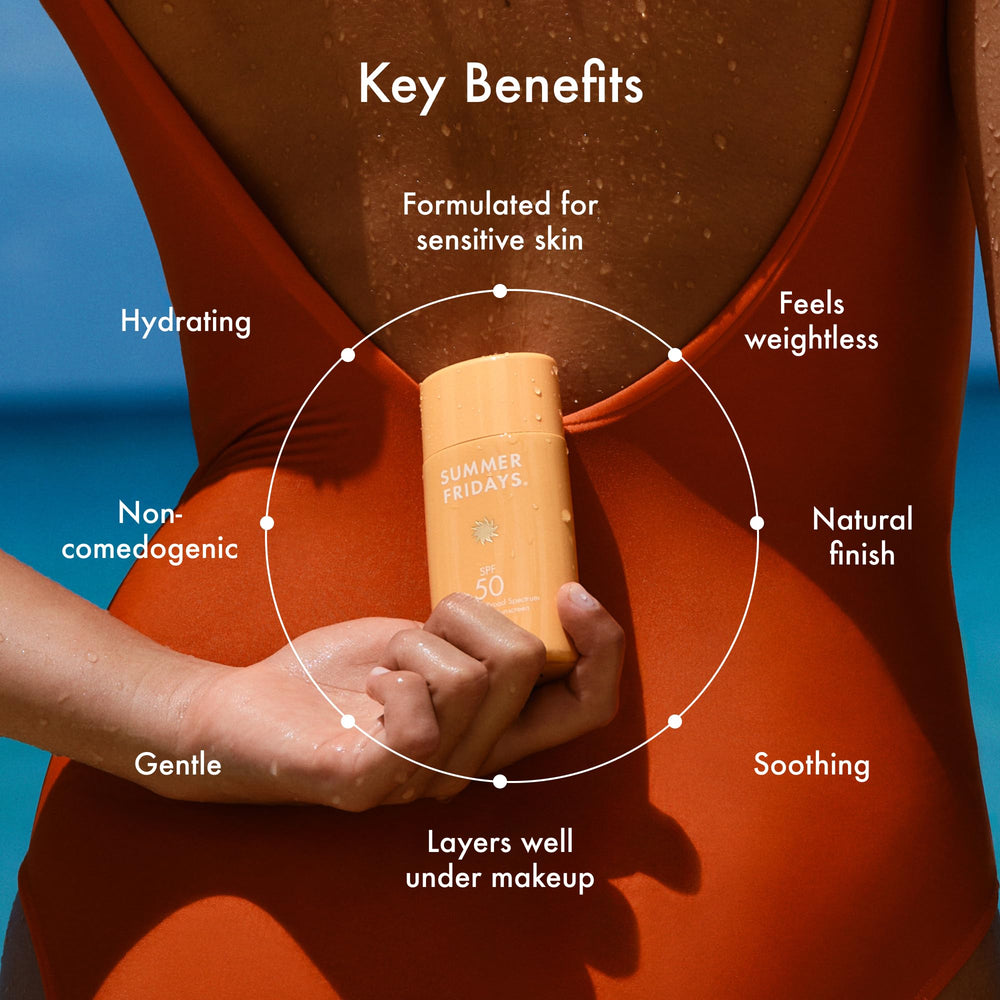 Summer Fridays milky texture close-up demonstrating fast absorption and smooth finish benefit