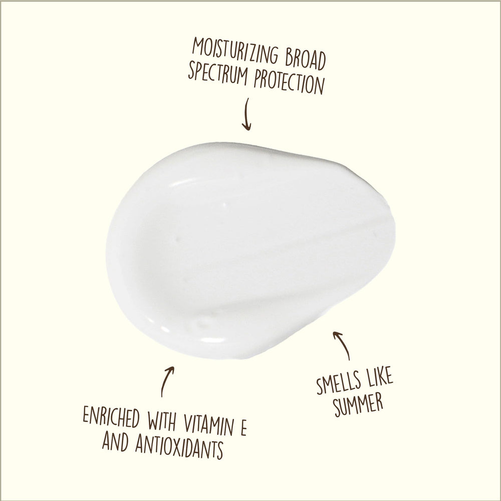 Sun Bum back label close-up showing usage directions and ingredient highlights
