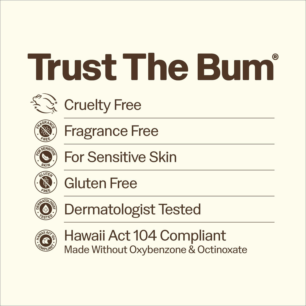 Sun Bum face stick glide on skin showing blendable mineral coverage benefit