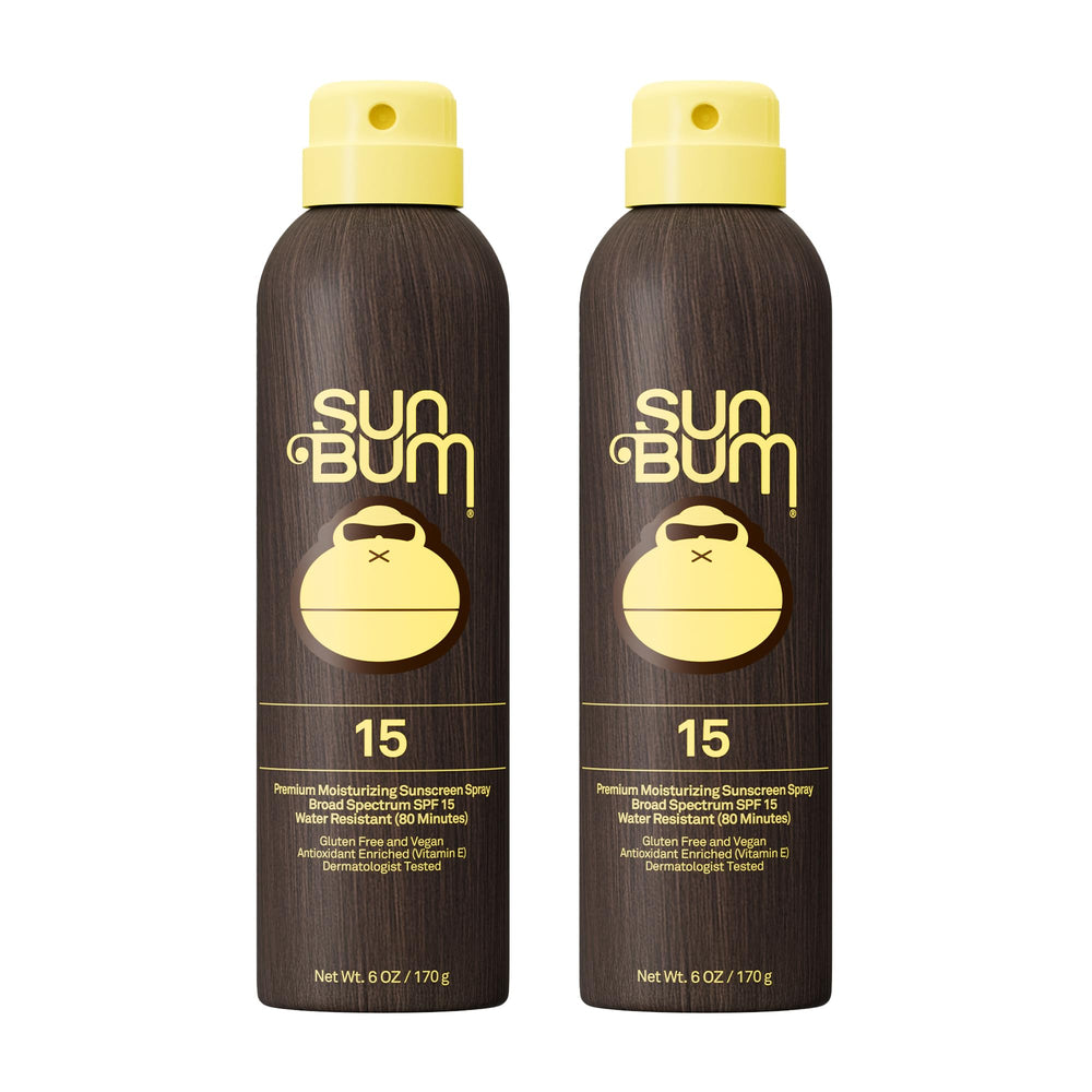 Sun Bum front packaging showing SPF 15 and two-pack convenience