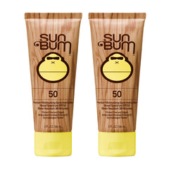 Sun Bum front packaging showing SPF 50 and travel 3 oz size for reliable protection