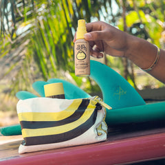 Sun Bum revitalizing shampoo close-up displaying texture and gentle cleansing benefits