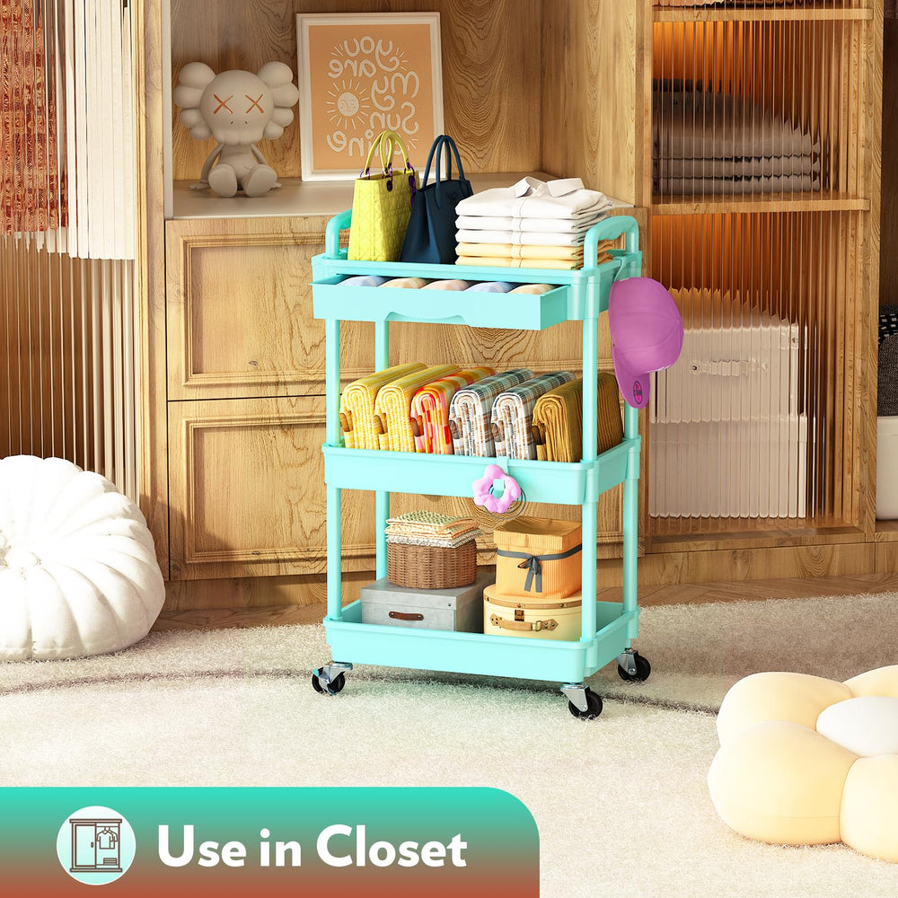 SUNALLY side profile slid under a vanity to maximize small-space storage