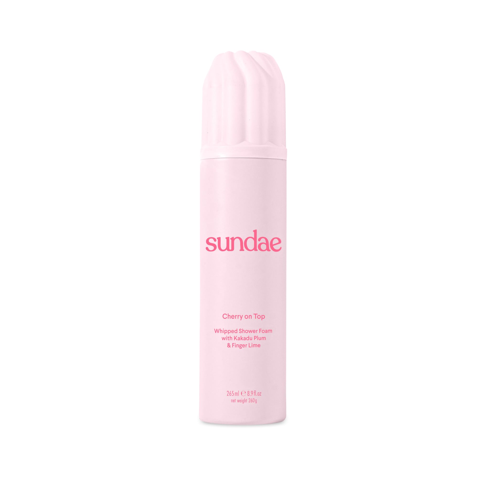 sundae front packaging showing bottle and cherry scent benefit: easy identification
