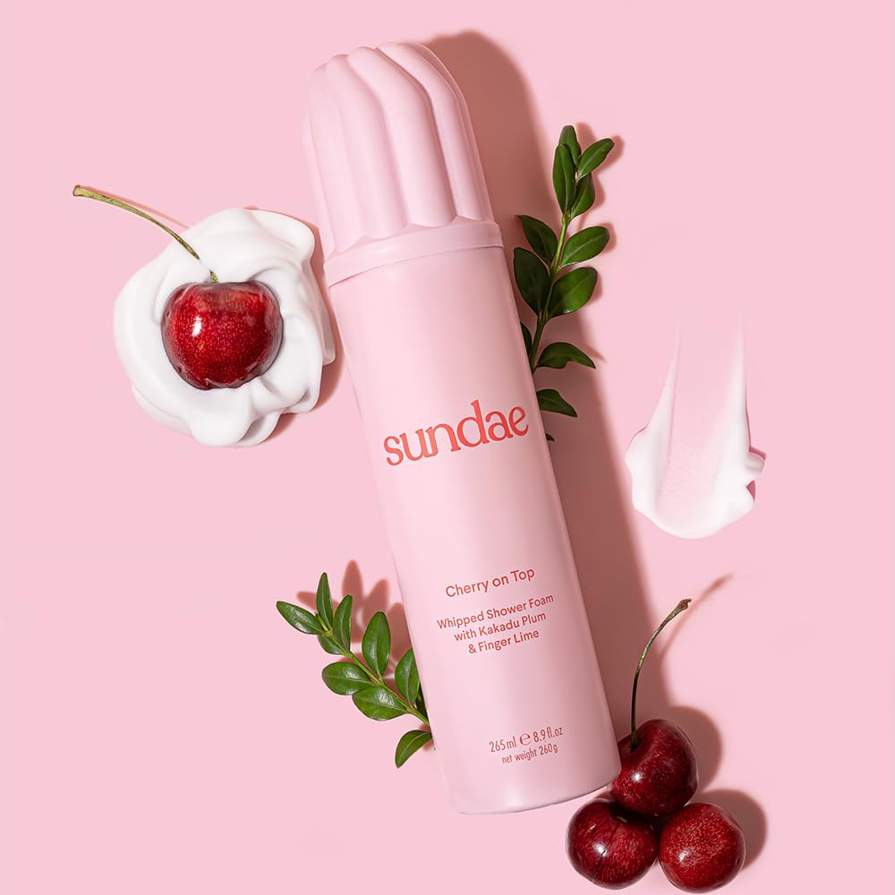 sundae ingredients Kakadu plum and finger lime emphasizing fresh, natural fragrance