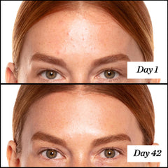 Sunday Riley A+ close-up label listing key actives and benefits like encapsulated retinol and CoQ10