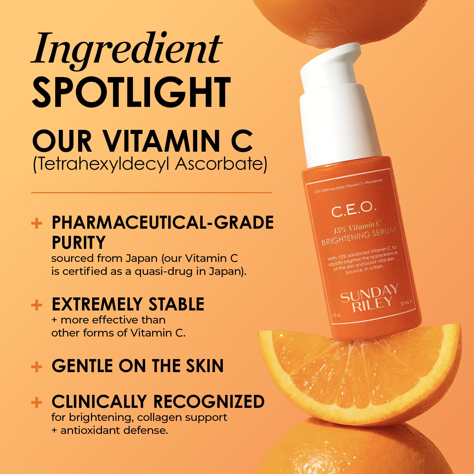 Sunday Riley serum paired with sunscreen illustrating daytime protection routine