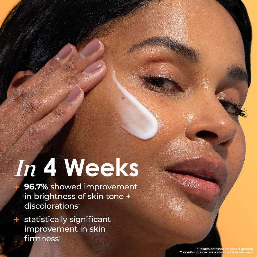 Sunday Riley orange serum pour showing antioxidant-rich formulation benefit
