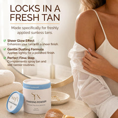 SunFX focusing on knees and décolletage to reduce sticking benefit
