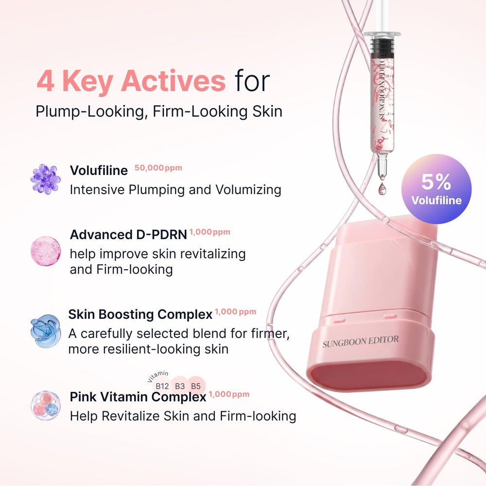 SUNGBOON EDITOR applying balm to cheek for instant plumping benefit