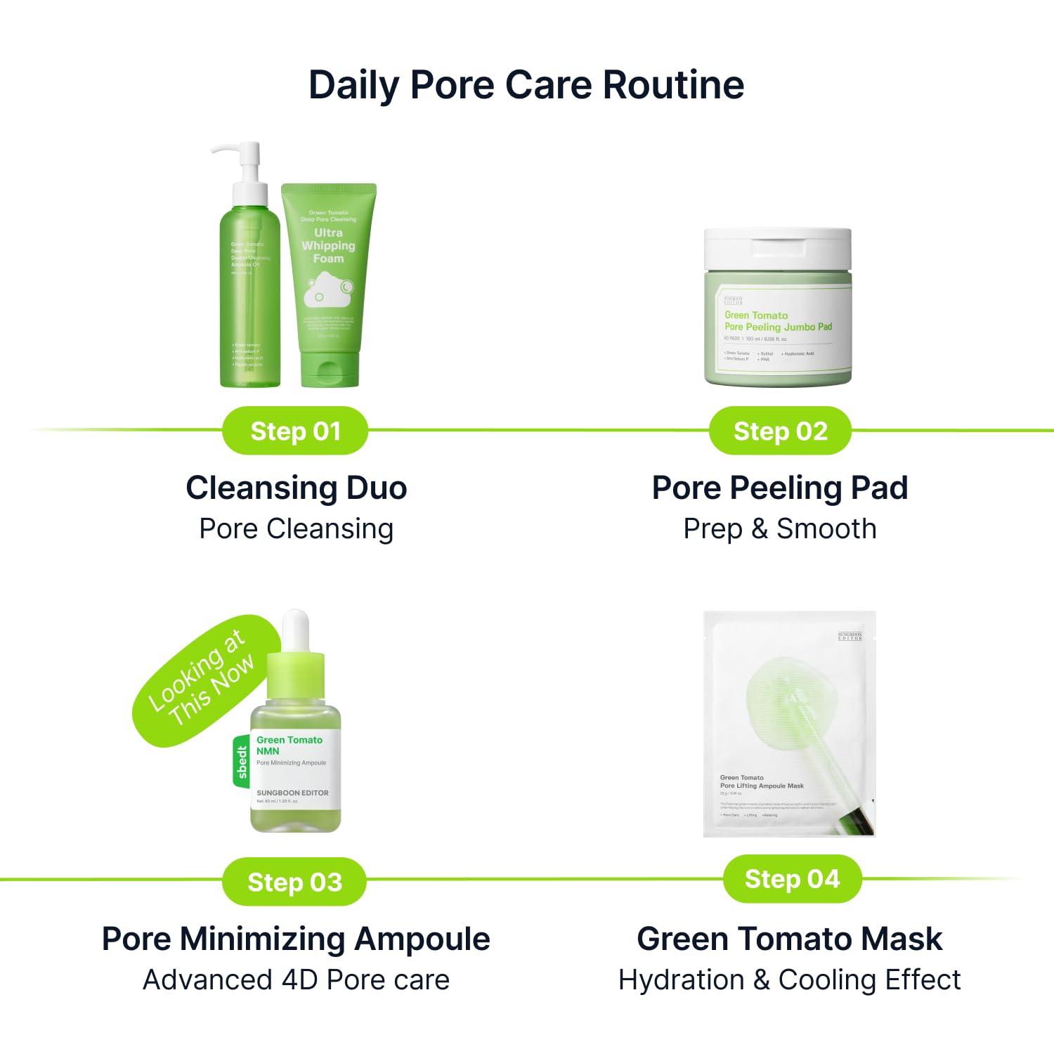 SUNGBOON EDITOR ampoule staged in bathroom routine emphasizes daily use