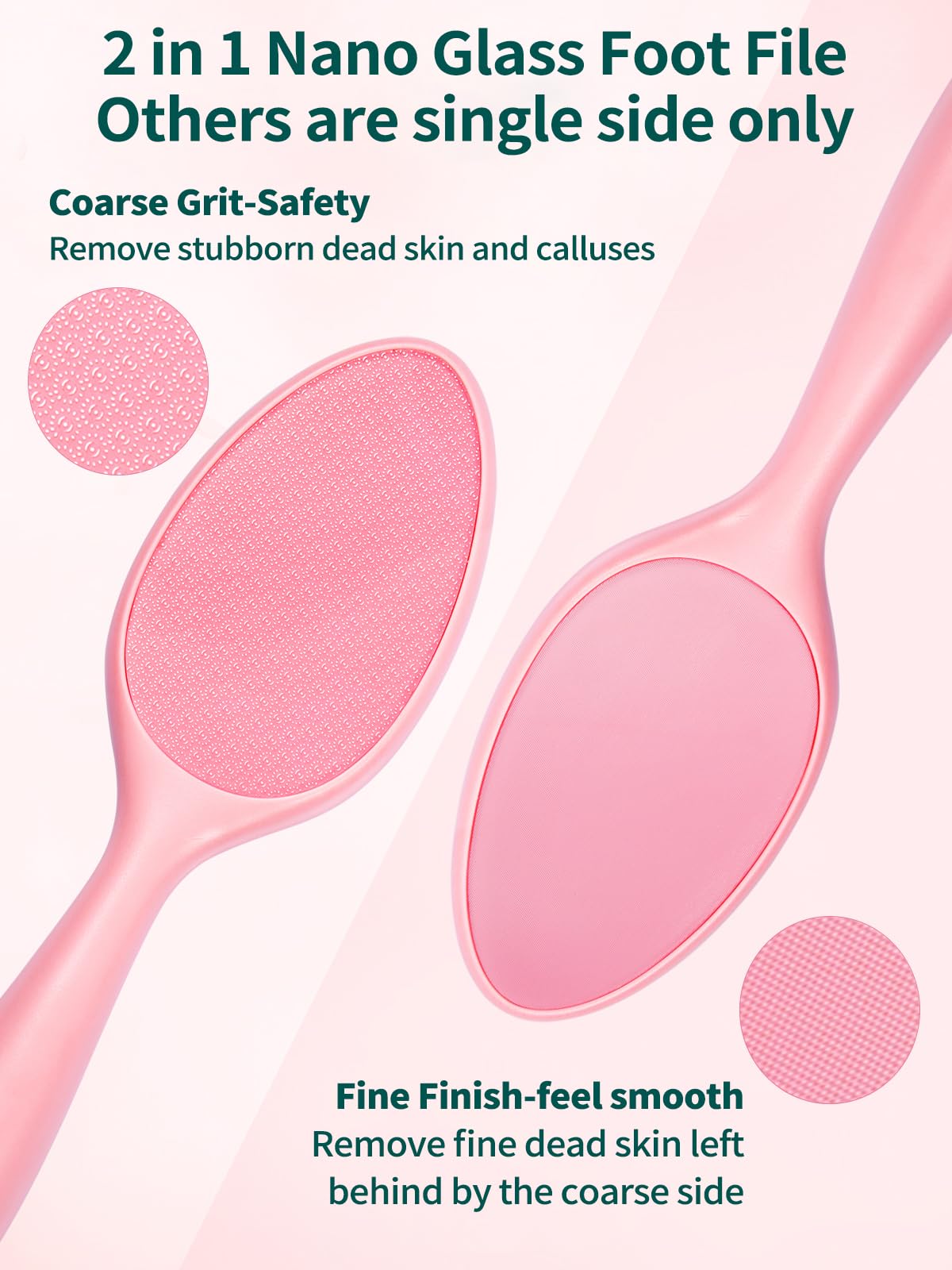 sunivaca foot file handle closeup highlighting ergonomic grip for comfortable control