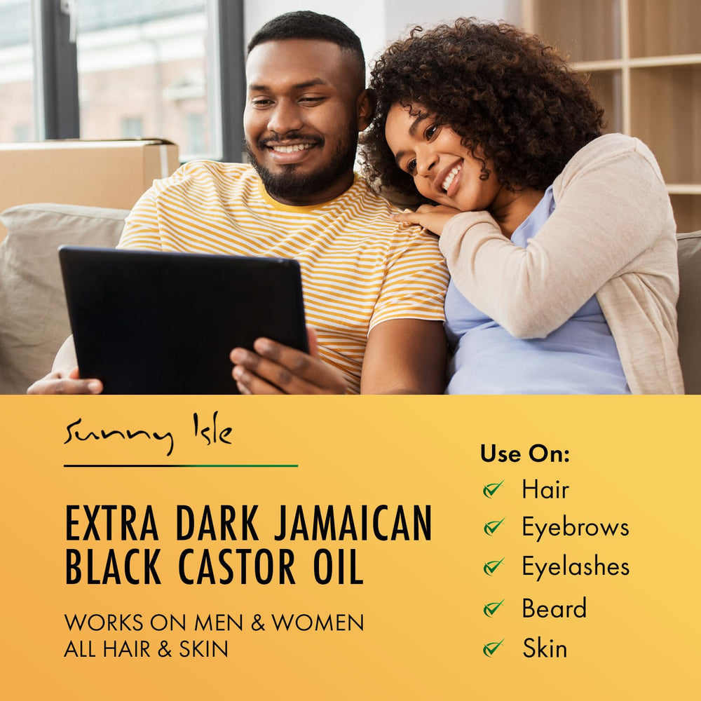 Sunny Isle used on edges and brows illustrating gentle conditioning benefit