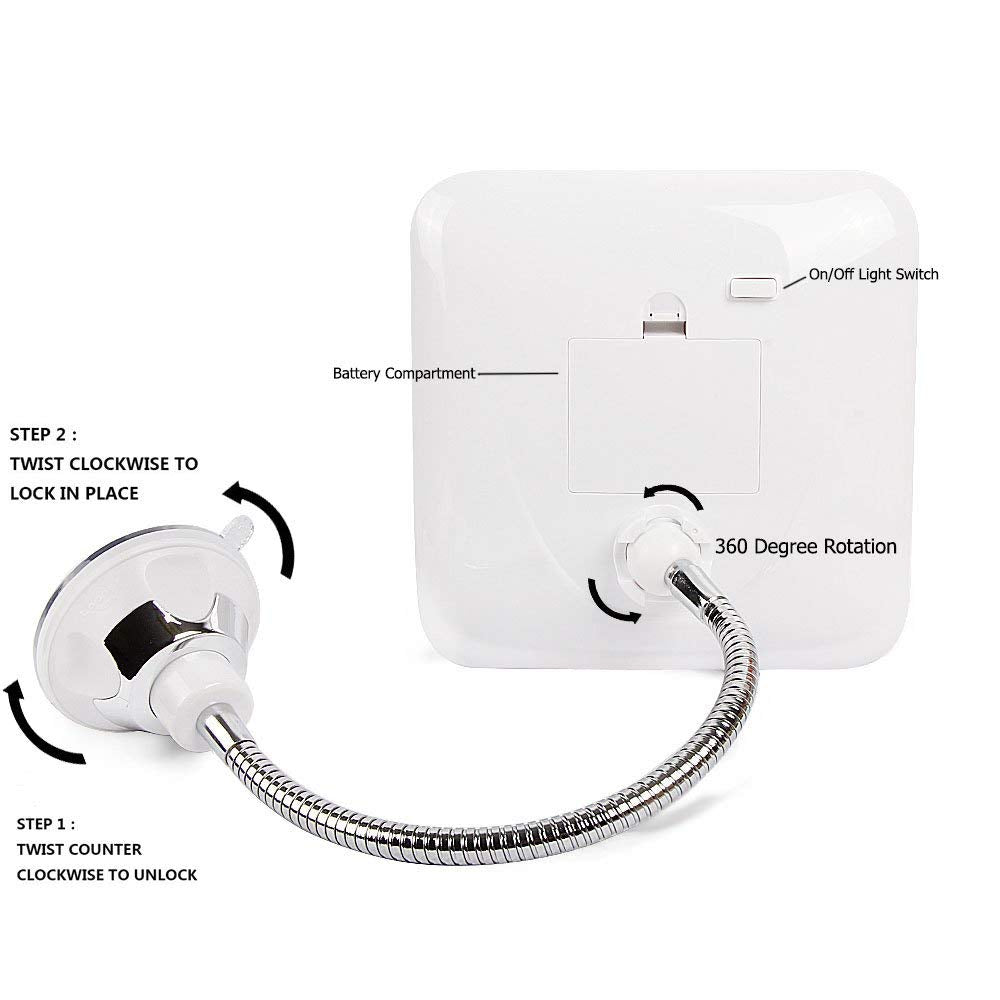 SunplusTrade mirror packed in travel-ready layout demonstrating lightweight portability benefit