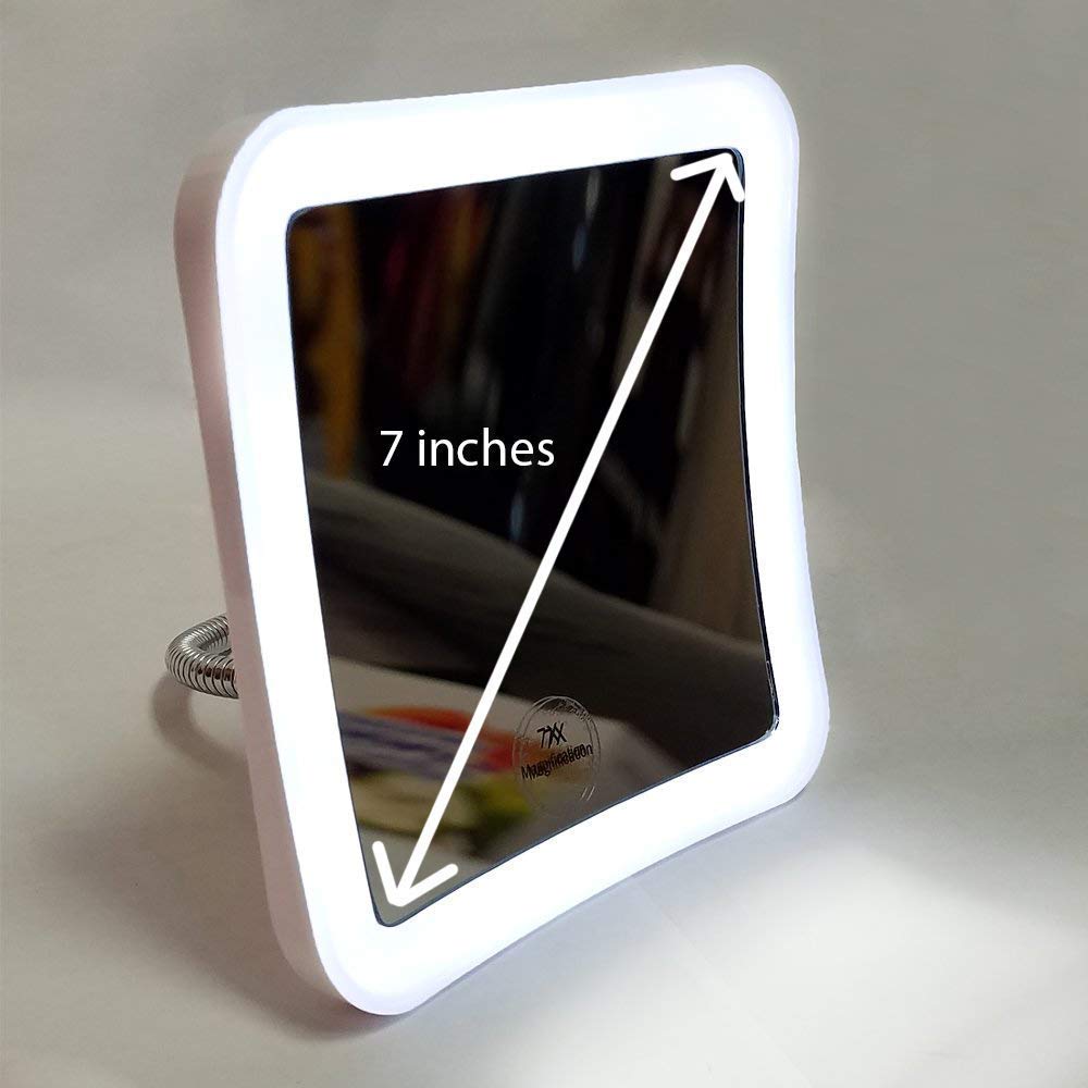 SunplusTrade flexible gooseneck being bent to position mirror precisely for convenience