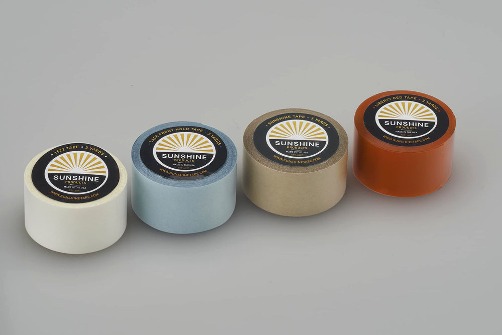 Sunshine Tape cut strips laid out, demonstrating customizable sizes and precise fit